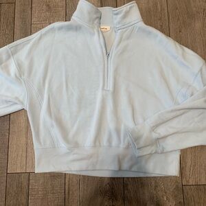 NWOT Reflex Sky Blue Zip Pullover
